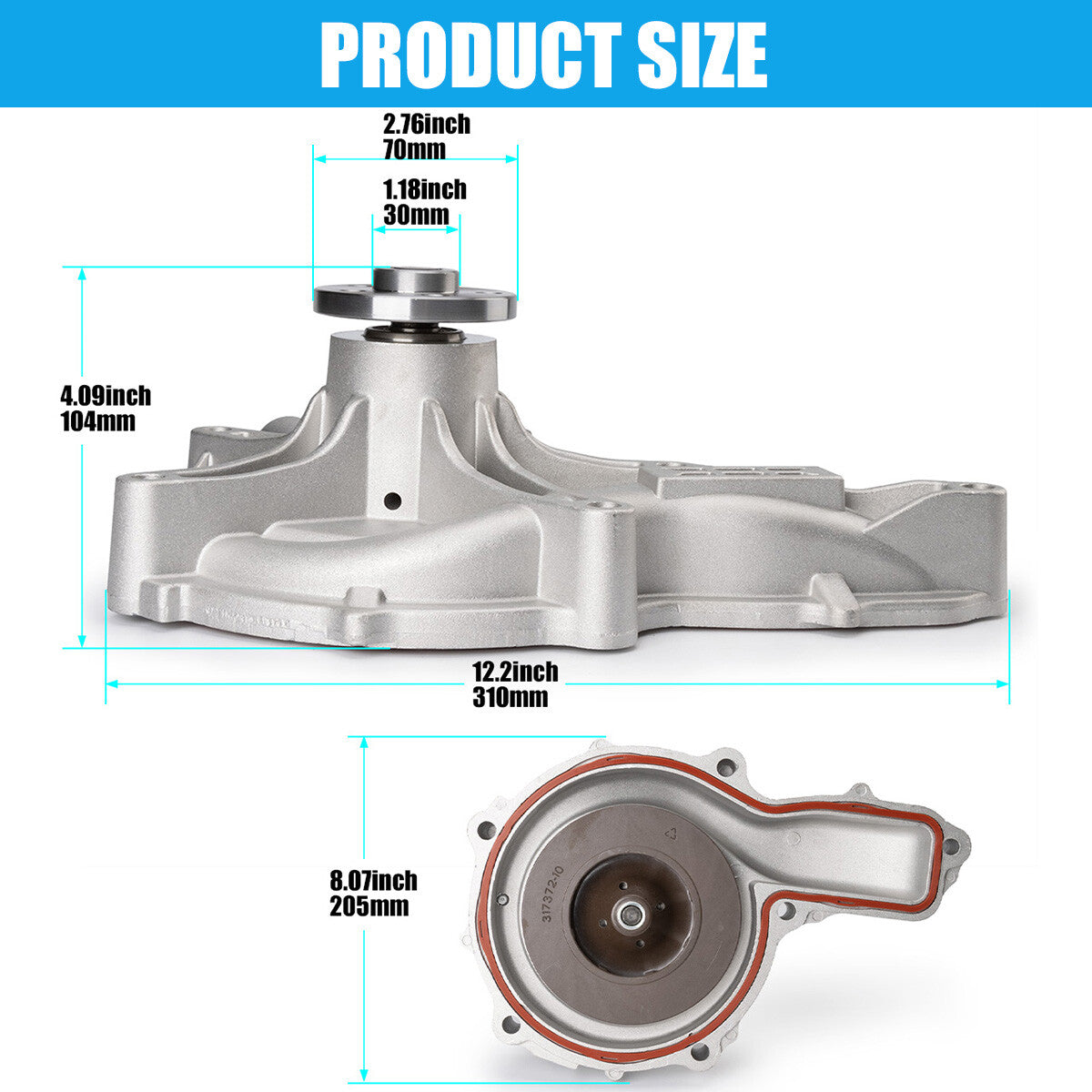 New Coolant Water Pump for Volvo Truck VN VNL VHD D9 D11 D13 for MACK MP7 85109694