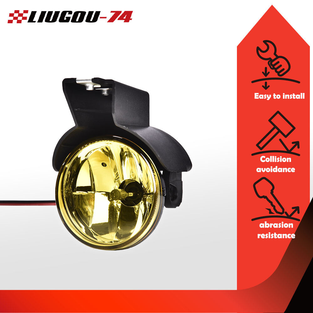 Suitable for 97-00 for Dodge Dakota and 98-00 for Dodge Durango LH+RH fog light assemblies.