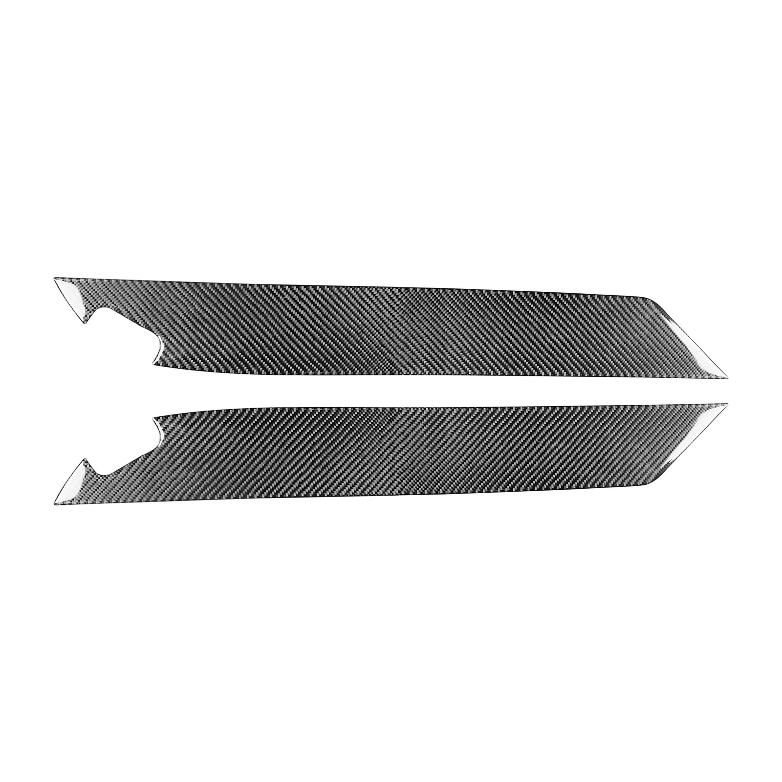 2Pcs Carbon Fiber Door Panel Cover Trim for Toyota 86 for Subaru BRZ 2017-2019