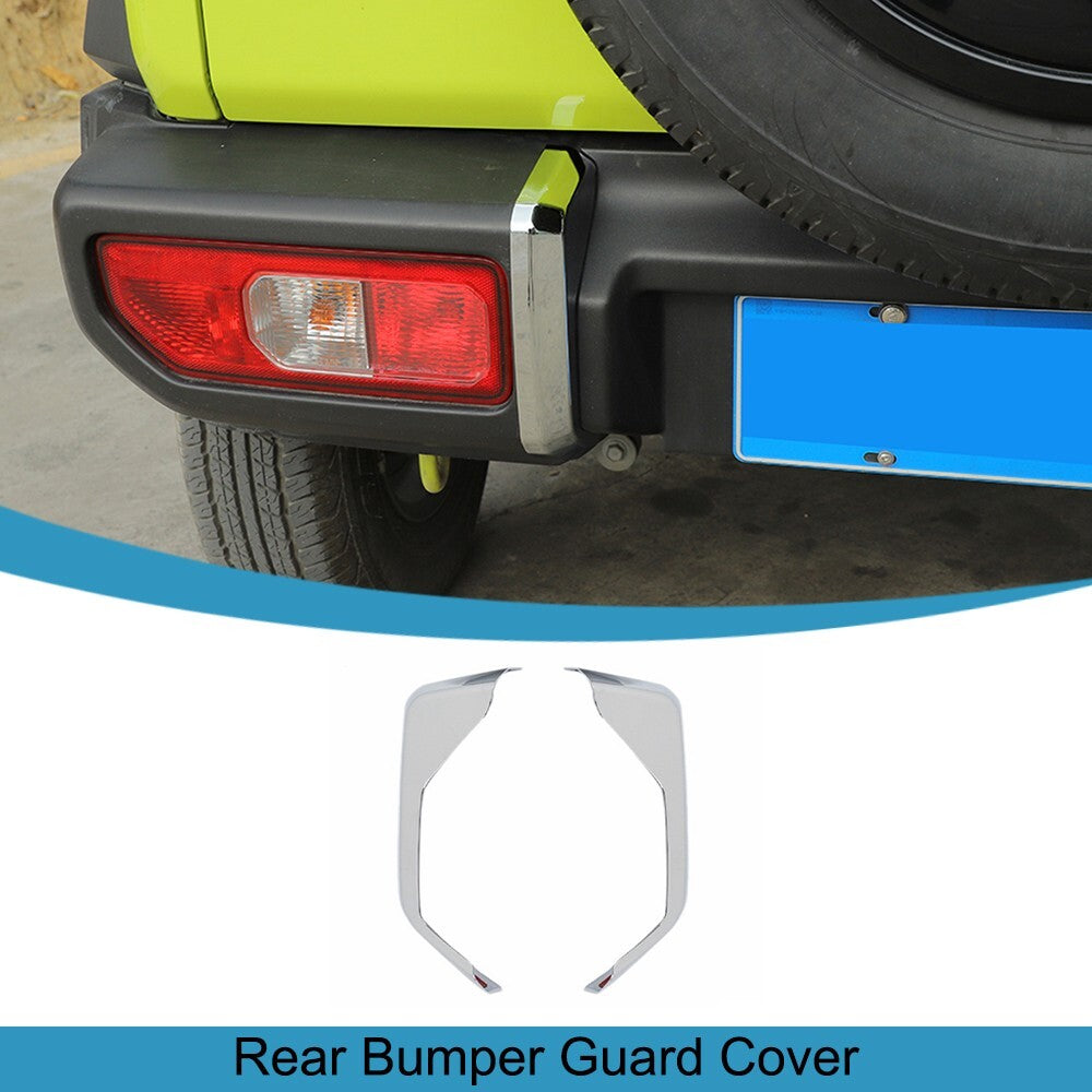 Chrome Rear Bumper Decor Cover Trim Guard for Suzuki for Jimny 2019-2023 JB64 JB74
