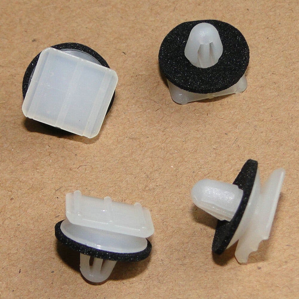 10 Car Triangular Door Wing Mirror Garnish Retainer Clips for Honda