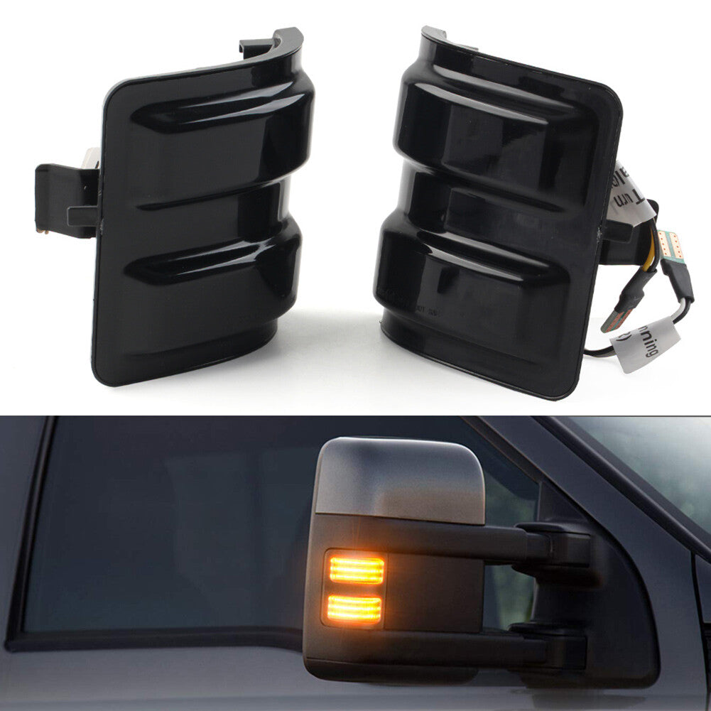 LED Dynamic Side Mirror Turn Signal Light for Ford F250 F350 F450 F550 2008-2016
