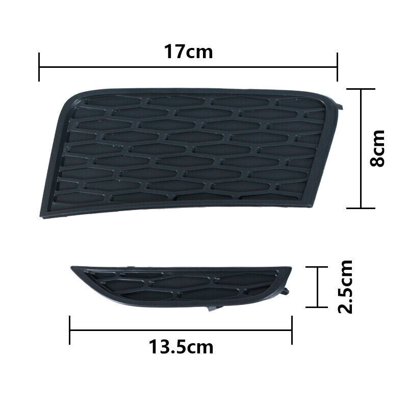 2pcs Front Bumper Fog Light Trim Bezel Right for Range Rover Evoque 2012-2015