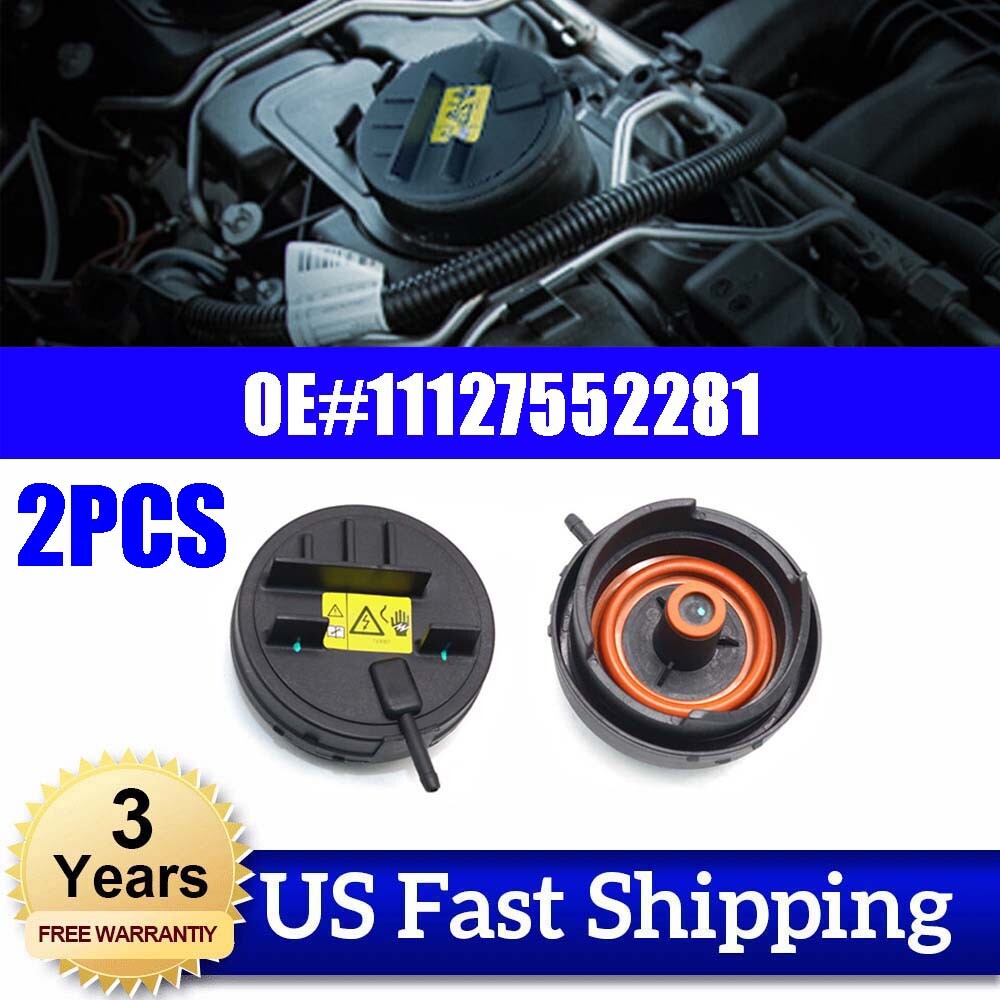 2X Engine PCV Valve Cover for BMW E82 E90 E70 Z4 X3 128i 328i 528i 11127552281