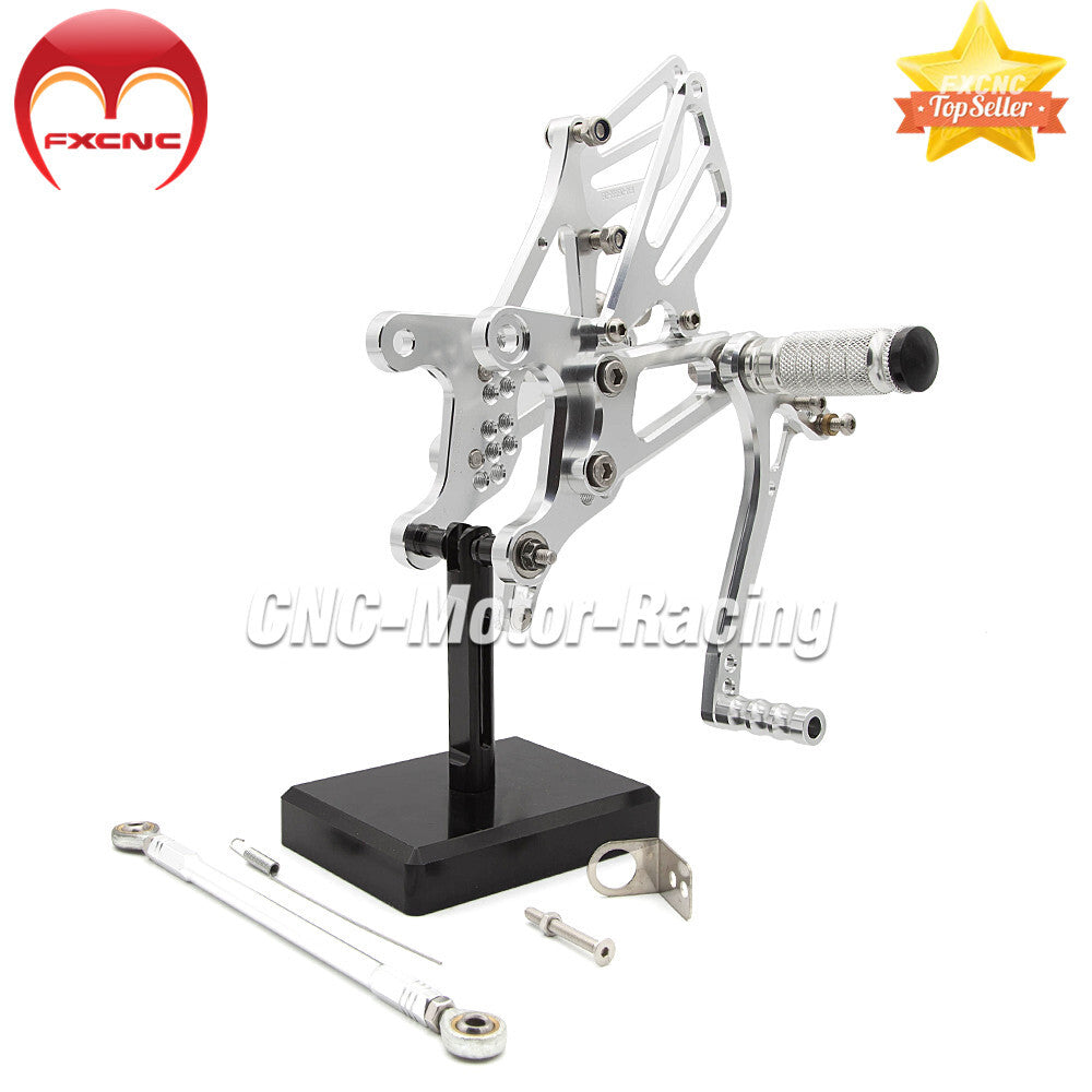 CNC gear foot pedal and foot spike set suitable for Kawasaki ZX6R ZX636 2005-2008