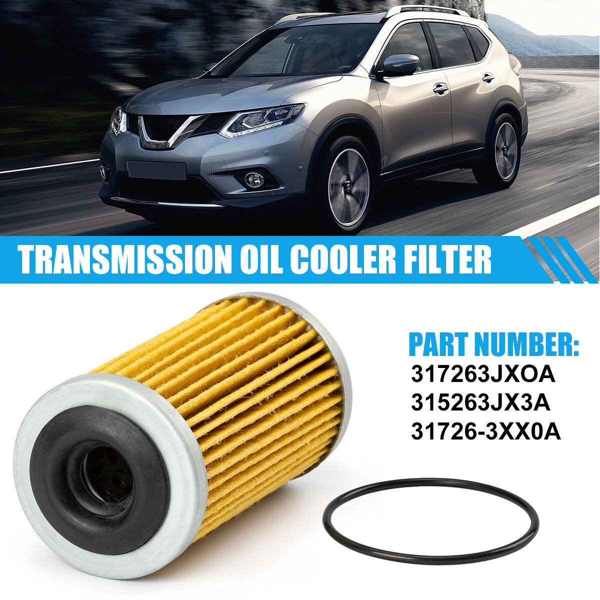 2x Transmission Oil Filter Assy 31726-3JX0A for Mitsubishi Mirage for Nissan March