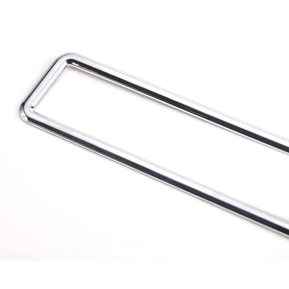 for Jeep for Wrangler JK Sports Emergency Light Button Chrome Cover Trim 2011-2017