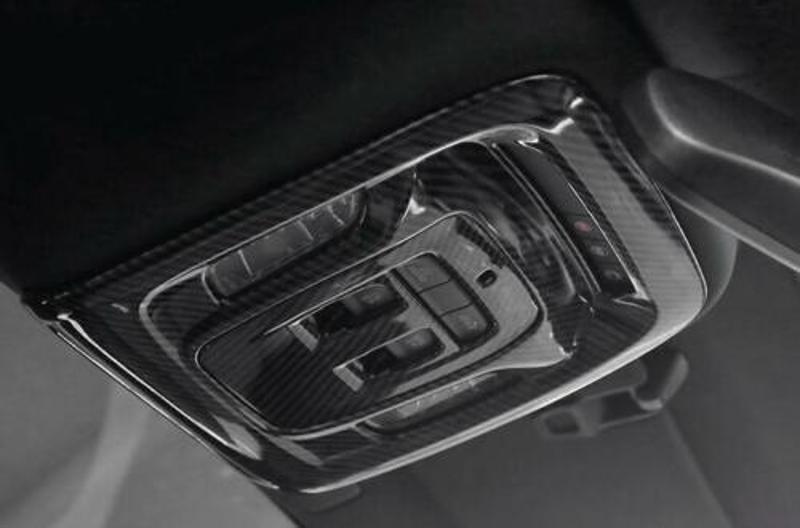 Carbon Fiber Inner Front Reading Light Frame Cover Trim for Cadillac CT4 2020-24