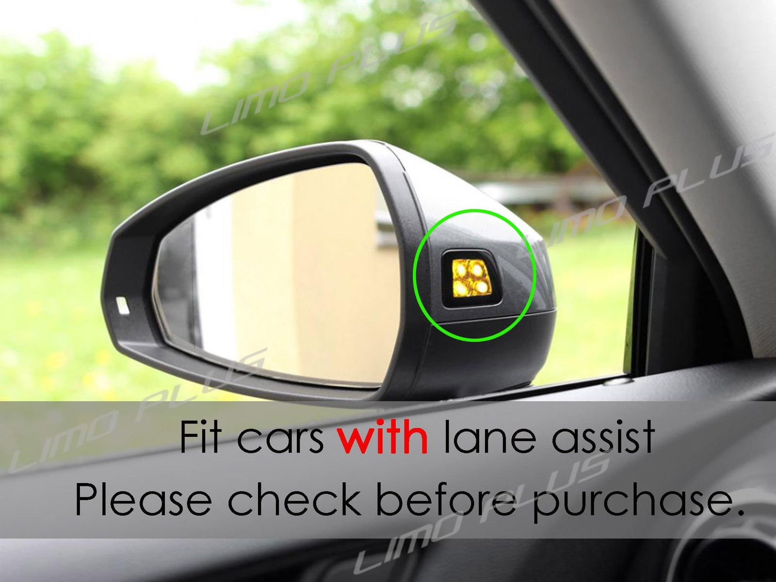 Carbon Fiber Mirror Cover Caps For 2018-2024 for Audi Q5 SQ5 Q7 With Side Assist
