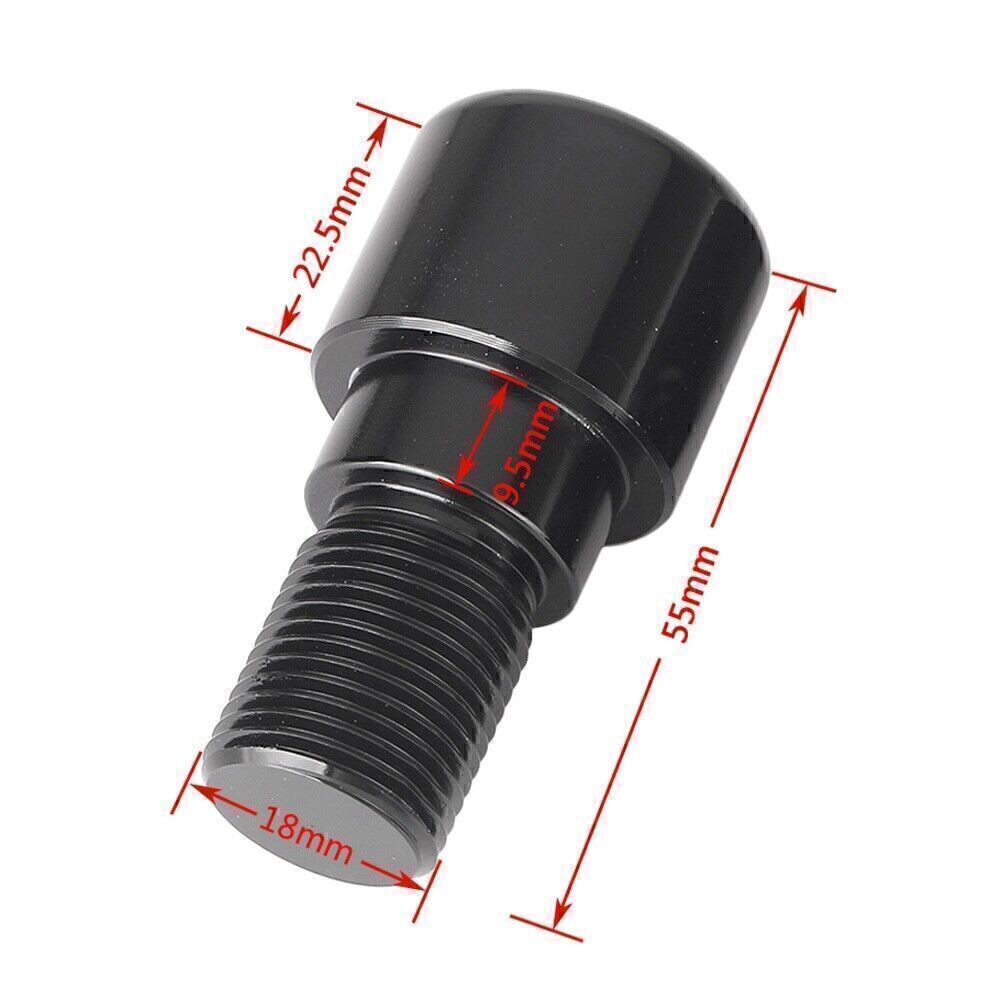 18mm Motor Dirt Bike Handle Bar Handlebar Grips End Cap Plugs Slider 6 Colors