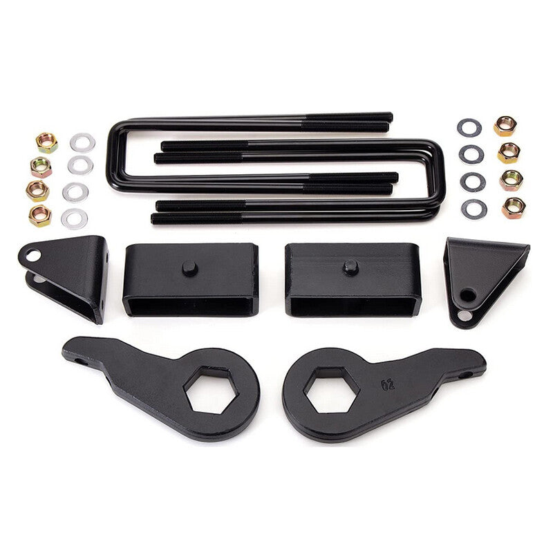 3-inch front and 2-inch rear lift and leveling kit for 01-10 for Chevrolet for GMC for Sierra Silverado 2500HD