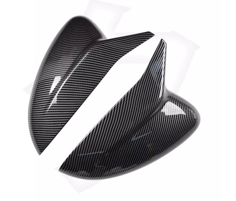 Carbon Fiber style OX Horn Rear View Mirror Cover Trim for Honda Accord 11th 23+