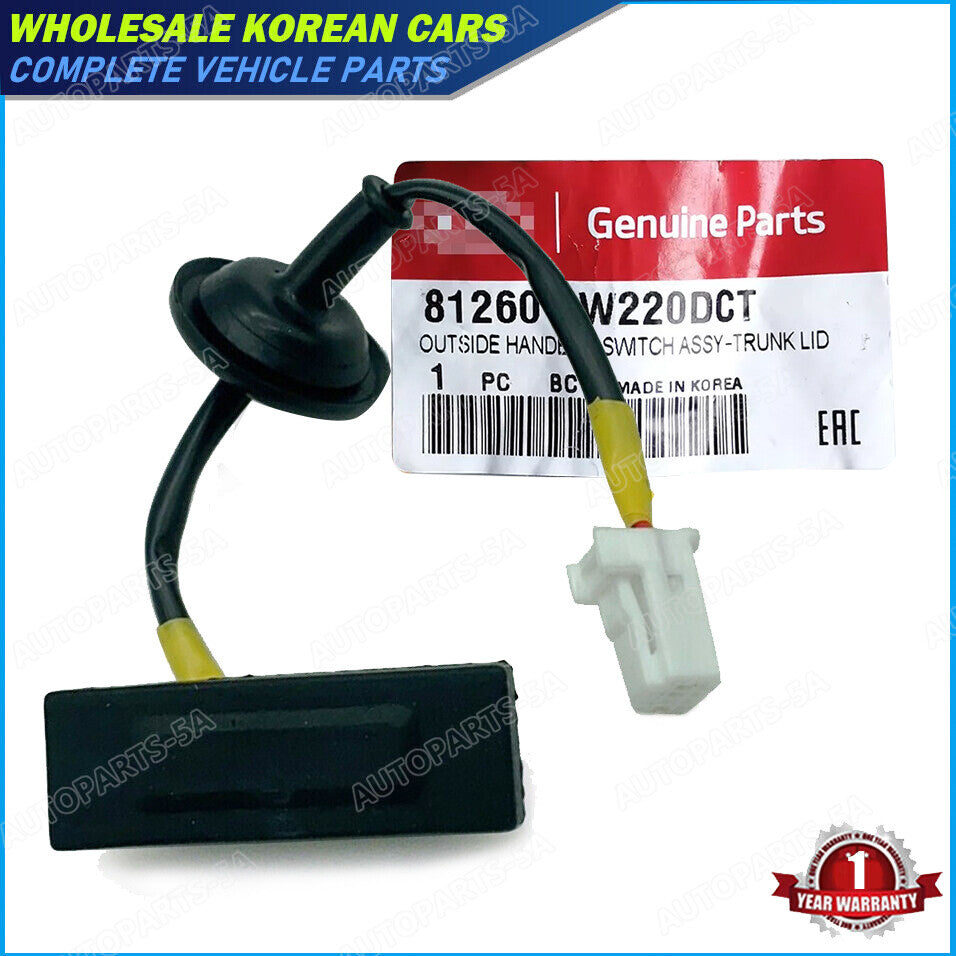 Rear trunk lid lock release handle for Kia Rio Pride 2012-2017 81260-1W220