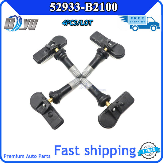 PRESSURE MONITOR SENSOR TPMS 52933-B2100 for Kia Soul Sedona 433MHz 4x TIRE