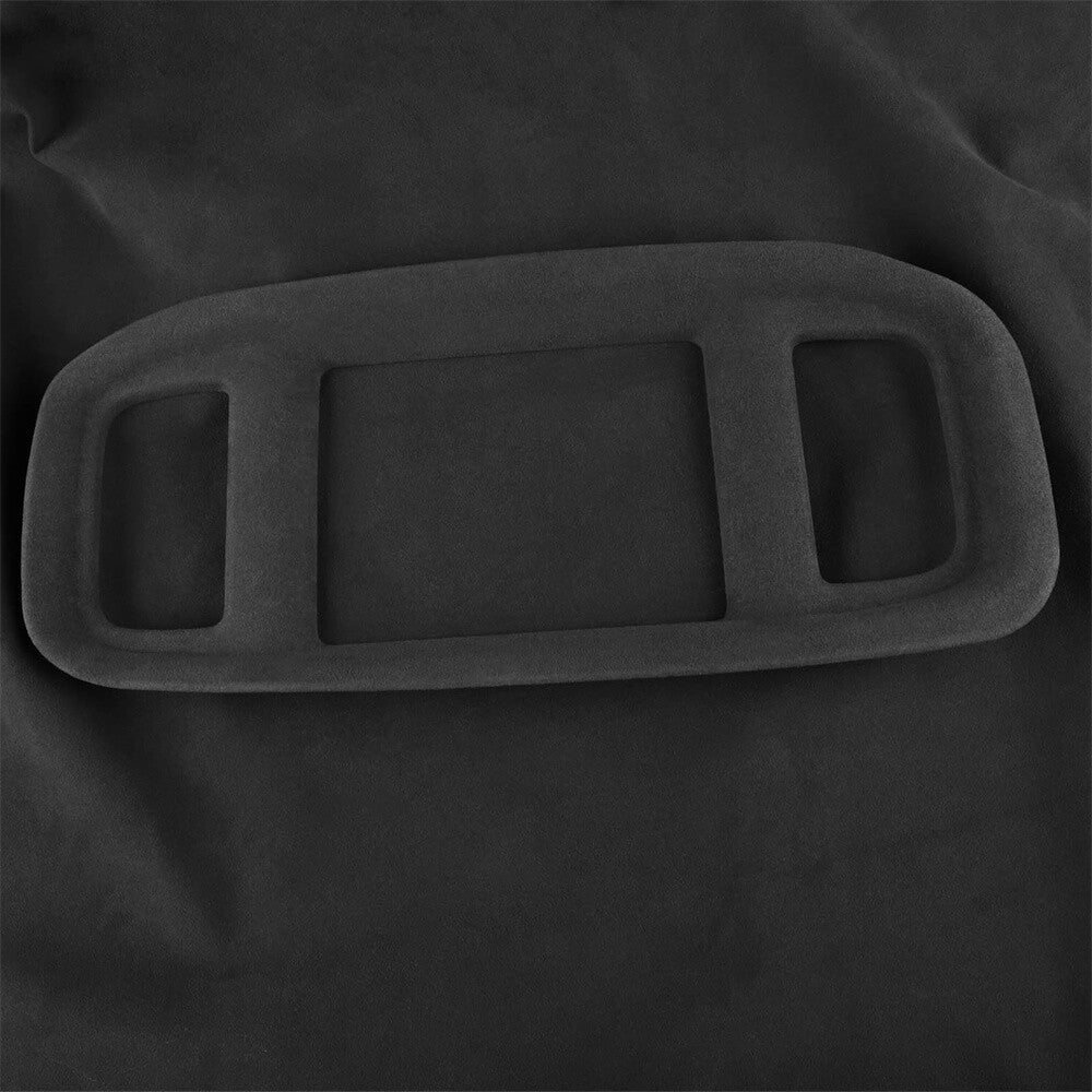 Suede Black Gray Central Control Navigation Panel Trim for Dodge Charger 2015-23
