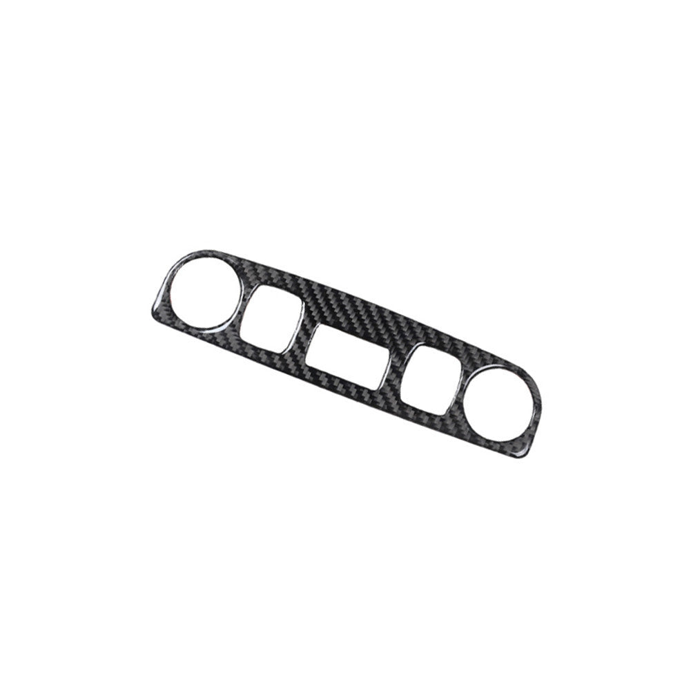 Carbon Fiber Top Console Panel Trim Cover Sticker for Audi TT 8N 2001-2006 TypeB