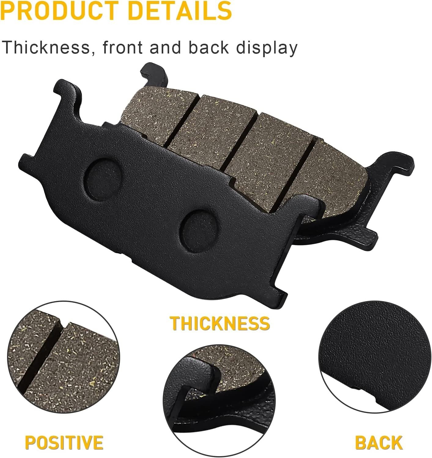 Brake Pads for Yamaha XV1600 RoadStar Silverado,XVZ 1300 Royal Star Venture S