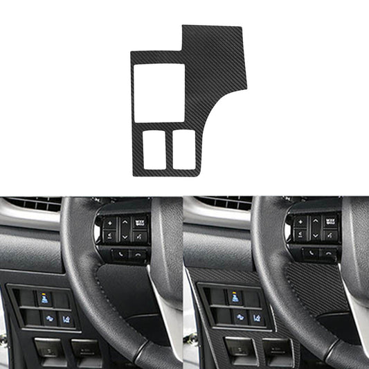 Carbon Fiber Dimming light Switch Frame Cover Trim for Toyota Hilux 2015-2021