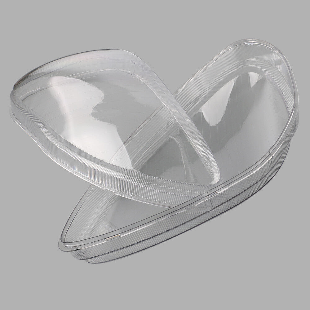 Left and Right Headlight Clear Lens Cover for 2000-06 for Mercedes-Benz W220 S Class