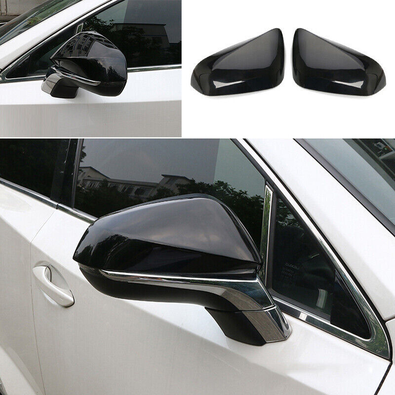 Gloss Black Rear View Side Mirror Cover Trim for Lexus NX200t 300 300h 2015-2021