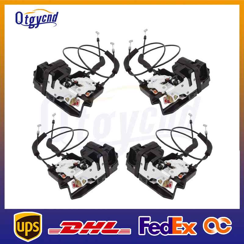 4-piece front, rear, left, and right latching cable assemblies suitable for 2011-19 for Ssangyong for Korando C