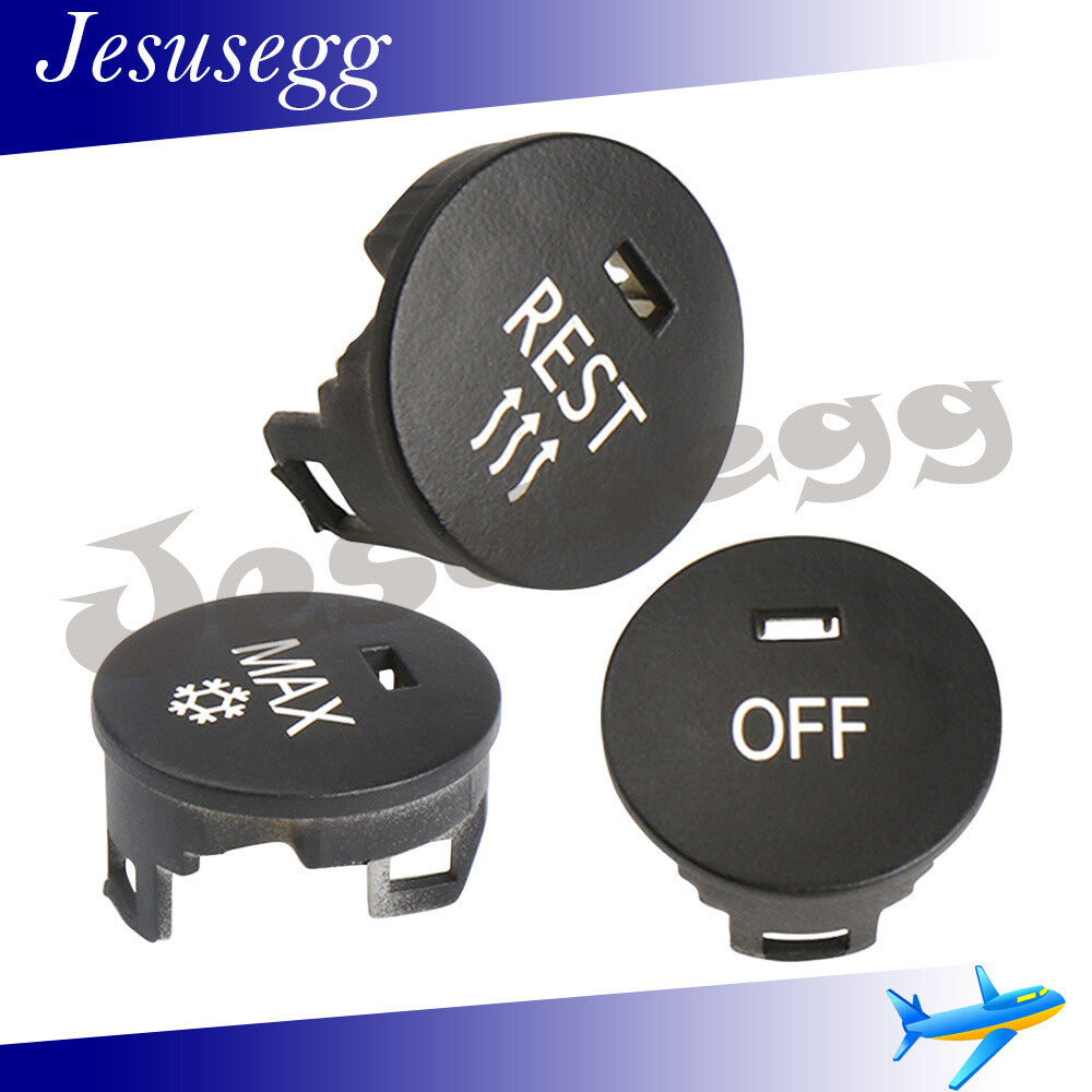1 Set for BMW E60 E61 E63 E64 5 6 Series M5 M6 Front A/C Speed Switch Button Cap
