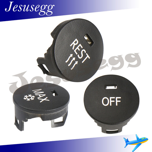 1 Set for BMW E60 E61 E63 E64 5 6 Series M5 M6 Front A/C Speed Switch Button Cap