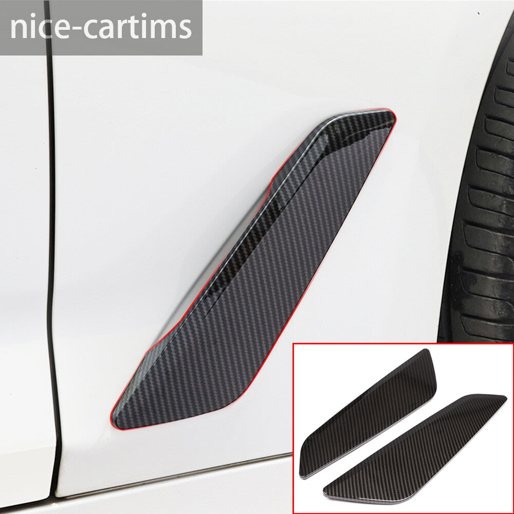 Carbon Fiber ABS Side Fender Air Vent Outlet Trim for BMW 5 Series G30 2018-2023