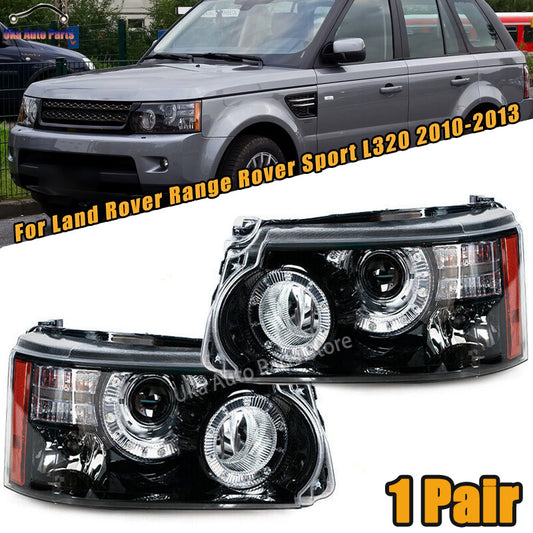 1 Pair Front Headlight Headlamp for Land Rover for Range Rover Sport L320 2010-2013