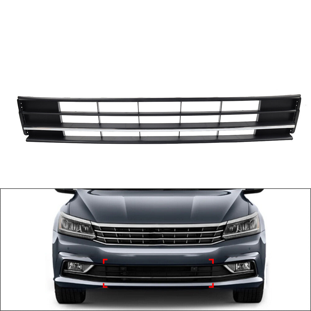 Front Bumper Lower Grille 561853671H for VW for Passat 2016-2019