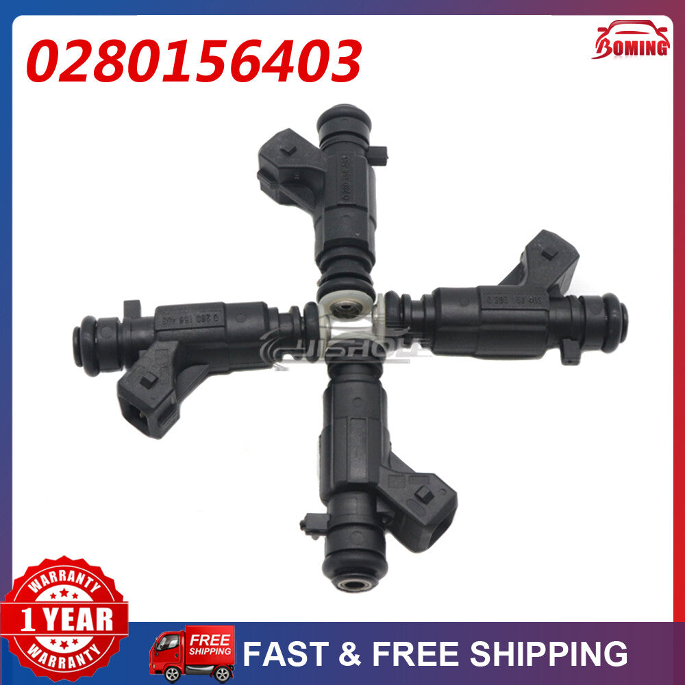 Package 4: Fuel Injector 032906031R 0280156403, suitable for Volkswagen for Golf , Polo, Fox Voyage Flex 1.6L.