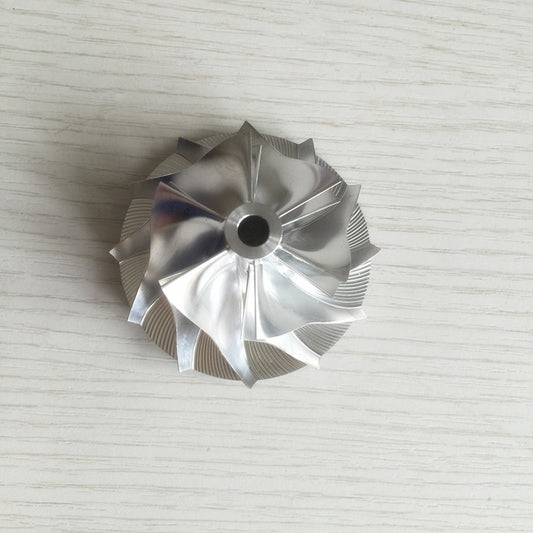 TA31 42.55/60.25 mm 6+6 Blade Performance Turbine Blank Compressor Wheel Komatsu