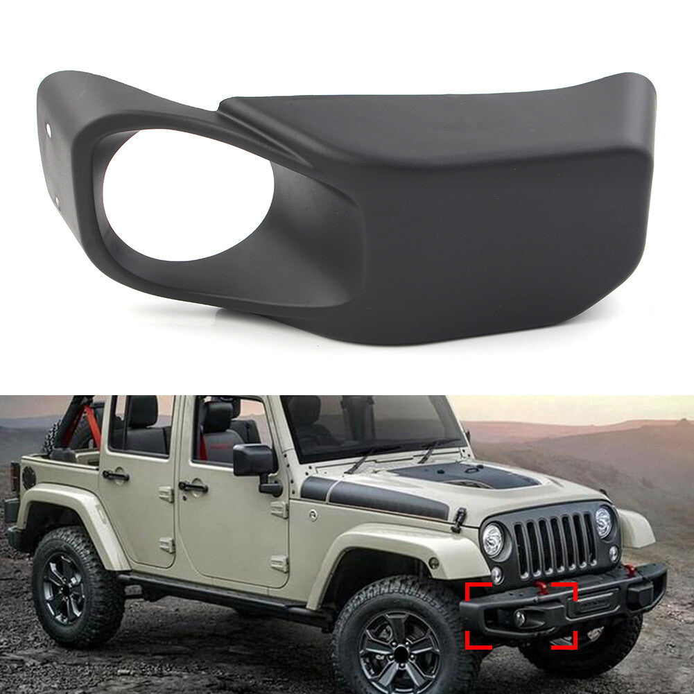 Right Side Front Bumpe Fog Light Lamp Bezels For 2013-2017 for Jeep for Wrangler