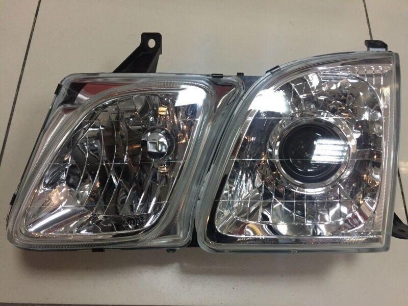 Fit for Lexus LX470 UZL100 Headlights Head lamp Glass lens Set LH + RH 1998-2007