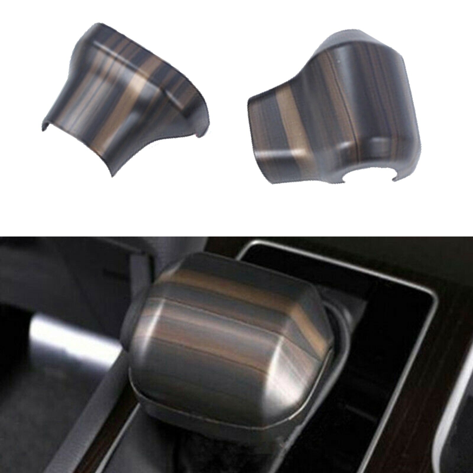 fit 2021 2022 for Toyota for Sienna Wood Grain Style Inner Gear Shift Knob Cover Trim