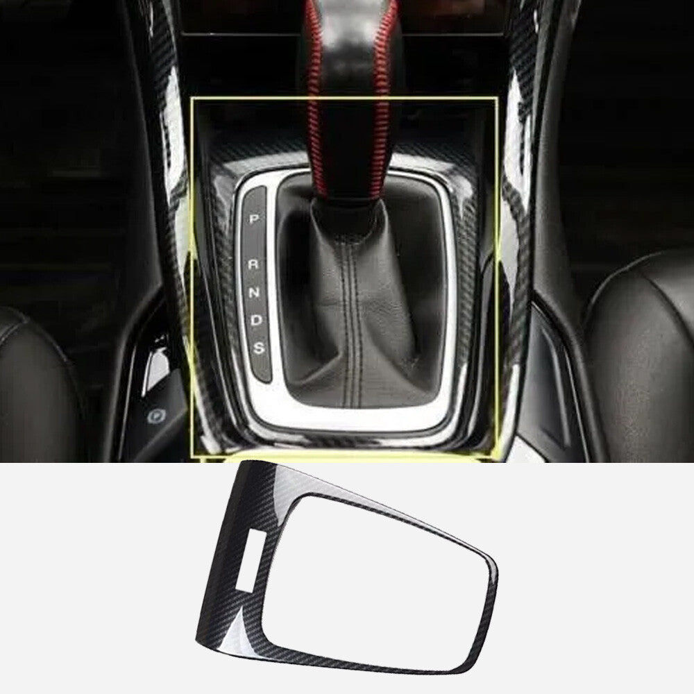 TriQU Carbon Fiber Style Shift Panel Protector for Ford Fusion Mondeo 2013-2016