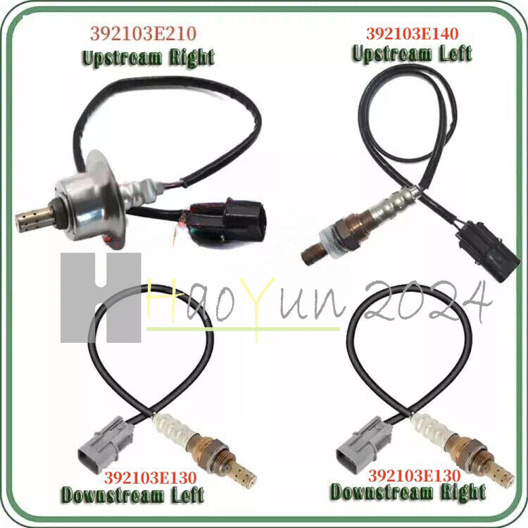 OE 4PCS Oxygen Sensor For 2007-2009 for Hyundai Santa Fe 2.7L 2006 -2010 for Kia Optima