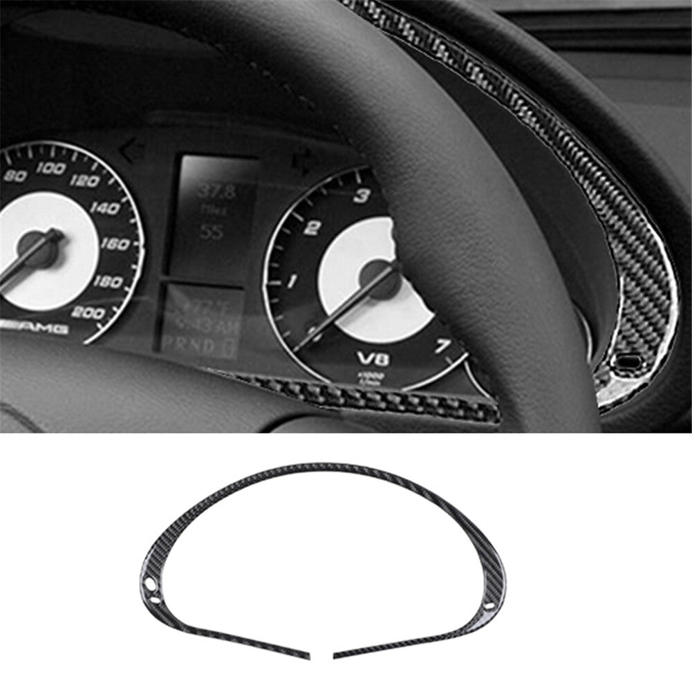 for Benz W203 C-Class 2005-2007 Carbon Fiber Speedometer Trim Type A