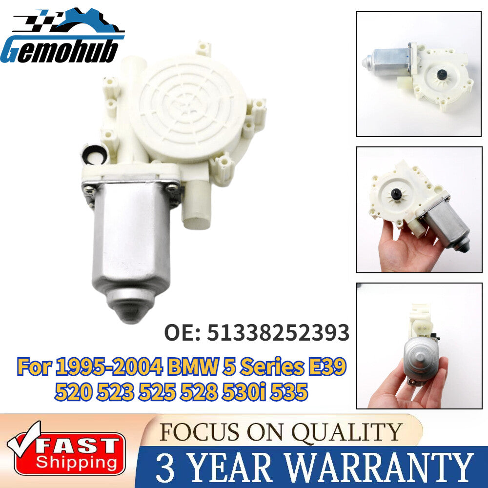 Rear Right OE Window Lifter Regulator Motor for BMW E39 520 523 525 528 530i 535