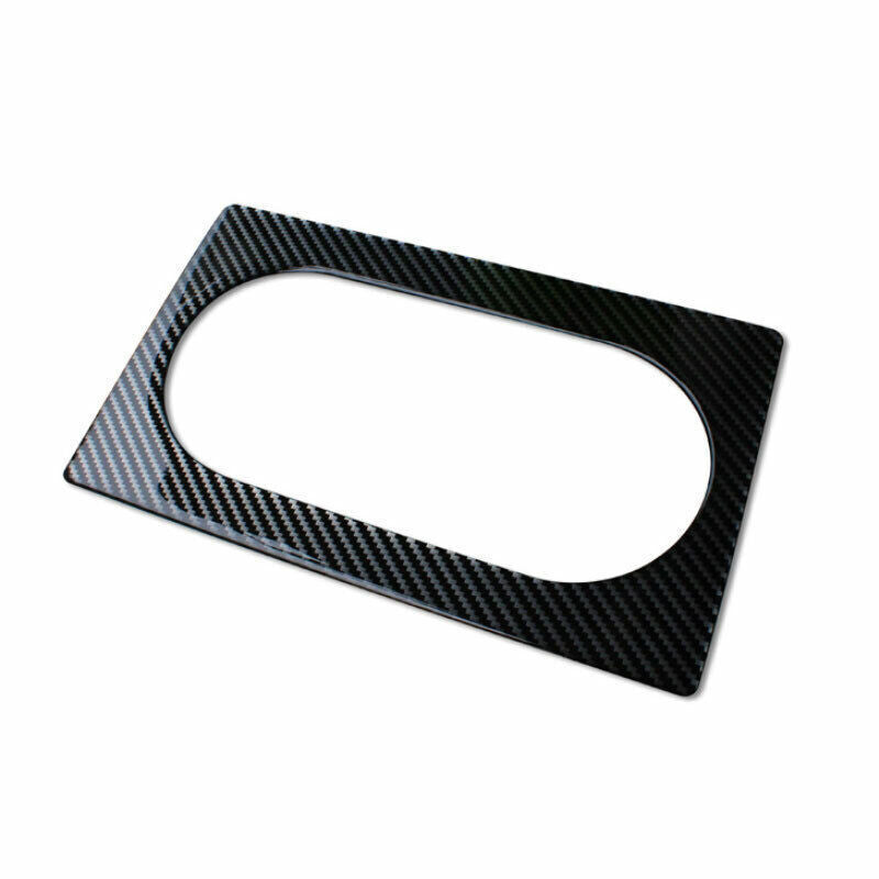 Middle Console Drinking Glass Trim for Kia Sportage R GL 2011-2016 Carbon Fiber