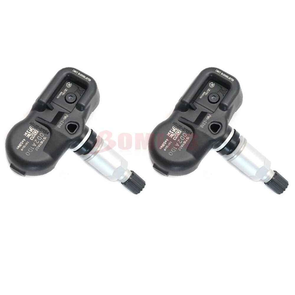 2-pack of new tire pressure sensors TPMS 42607-06020 PMV-C010 for Toyota Rav4 and for Lexus in the USA.