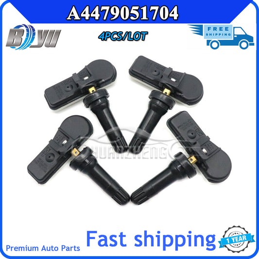 4 TPMS tire pressure sensors A4479051704 for Mercedes-Benz Vario V-Class 433MHz