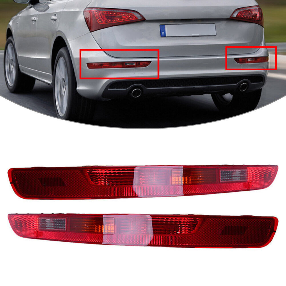 Rear Bumper Lower Tail Light Brake Stop Lamp Left+Right Fit for Audi Q5 2009-2017 10