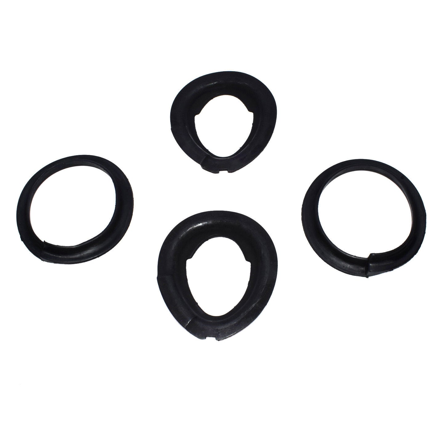 for BMW E39 E46 E60 E61 E63 E64 New Set 4PCS Front Upper  Lower Spring Pad Set