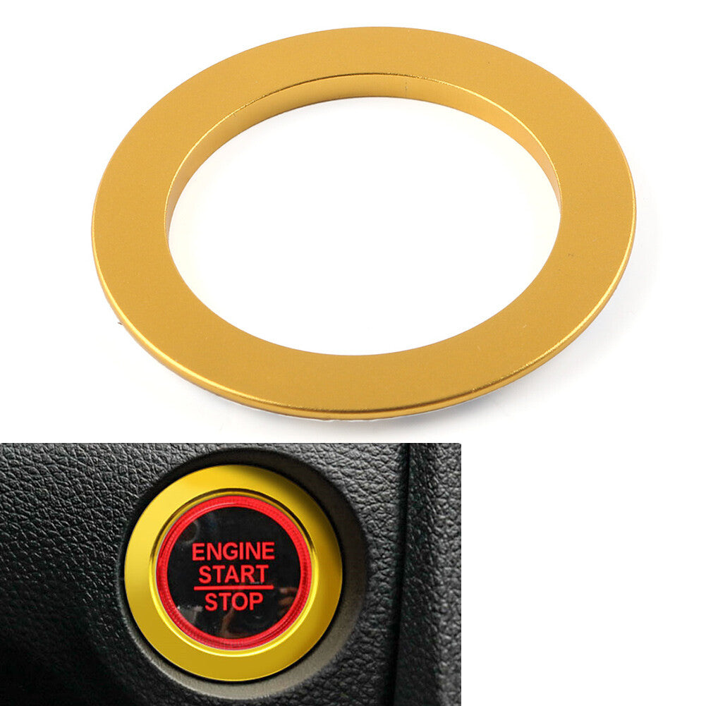 Engine Start Stop Button Ring Trim for Honda for Civic 10th Generation 2016-21 Gold