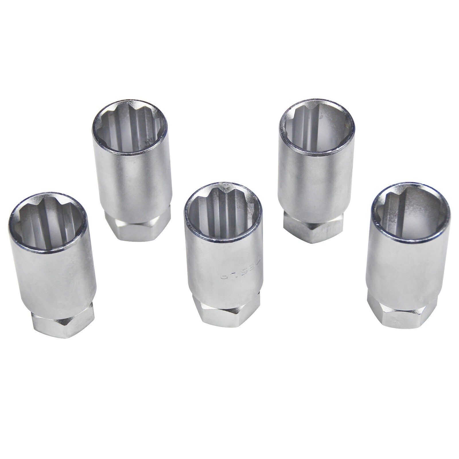 5-Piece Wheel Lock Nut Key Removal Kit with Key Removal Sleeve for Tesla XS 3