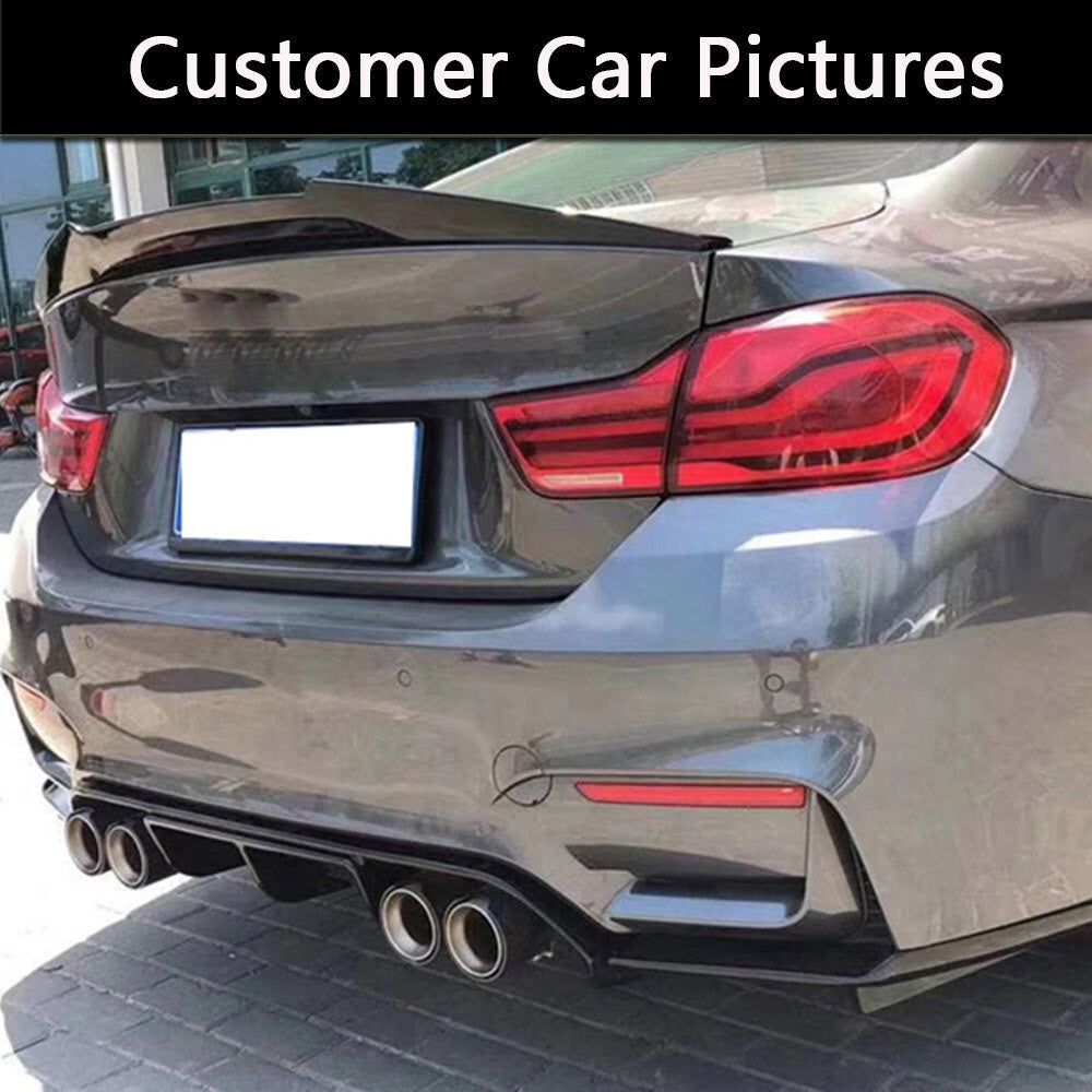 Carbon Fiber Rear Bumper Diffuser Lip Splitter for BMW F80 M3 F82 F83 M4 14UP