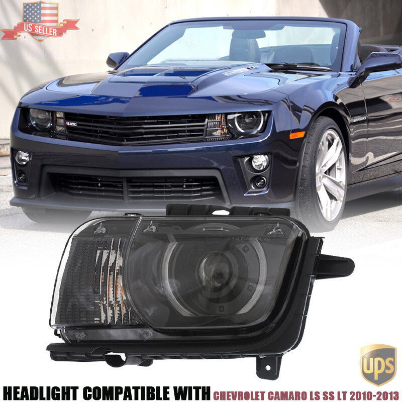 Driver Side HID Headlight For 2010-2013 for Chevy Camaro LS SS LT 2012-15 Camaro ZL1