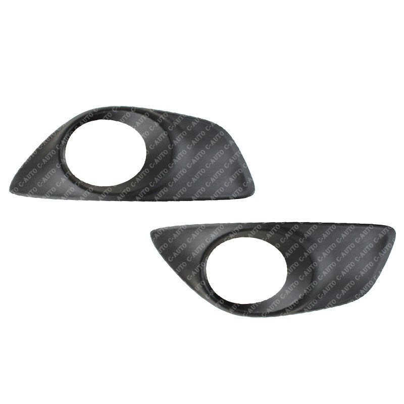 Pair front Left Right bumper fog light cover for Hyundai Santa Fe 2010-2012