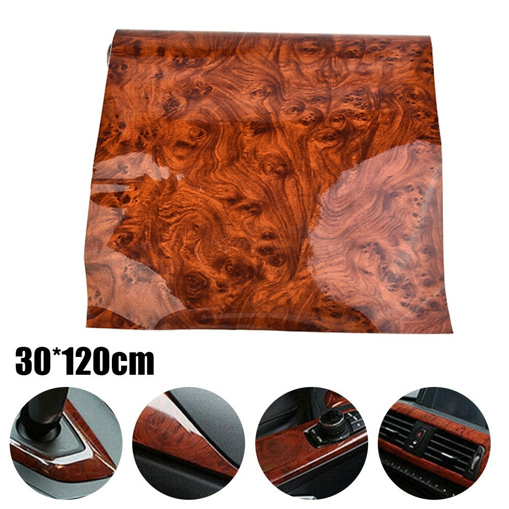 DIY Film Wood Grain Vinyl Interior Film Stickers Adhesive Aesthetic Accessories